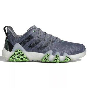 NEW Men's Adidas CODECHAOS 22 GOLF Gray Three/Core Black/Beam Green Sz 15